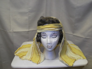 Yellow, white, and gold Bible Head Tie-BHT 5250-Length 33