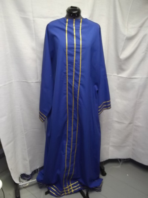 Blue and gold Bible Tunic-BTNC 4151-Chest 54