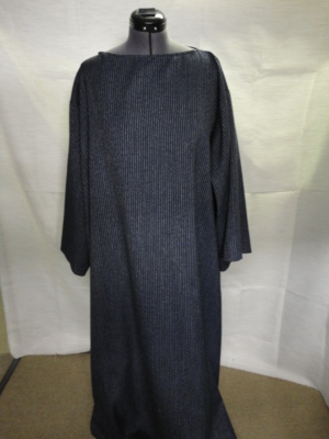 Navy blue and white Bible Tunic-BTNC 4281-Chest 58