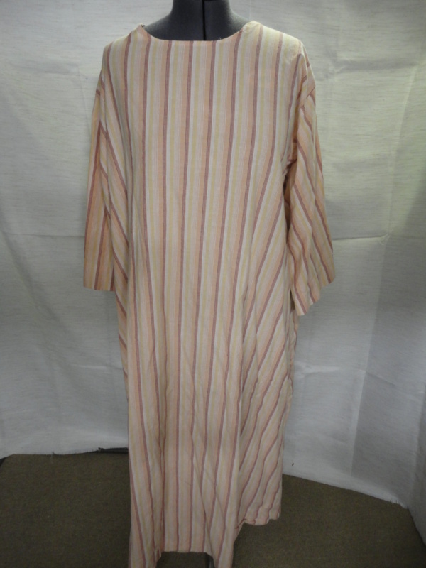 Peach, brown, yellow, and white Bible Tunic-BTNC 5261-Chest 54