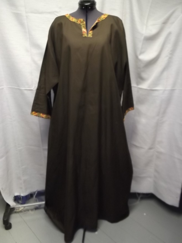 Brown and peach Bible Tunic-BTNC 6152-Chest 56