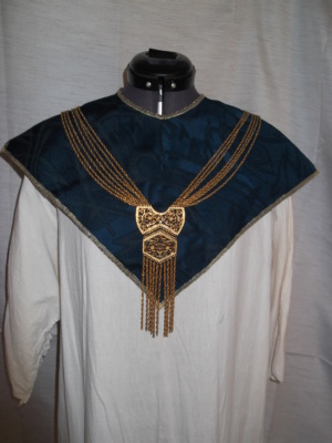 Navy and gold Bible Collar-BCLR 4350-
