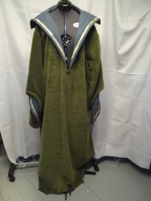 Green, blue, and gold Bible Coat-BCT 3140-Chest 58