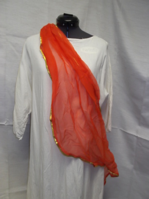 Red Shoulder Drape-BDRP 7151-Width 16
