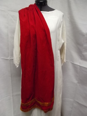 Red Shoulder Drape-BDRP 7152-Width 25