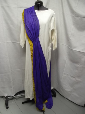 Purple and gold Shoulder Drape-BDRP 9102-Width 26