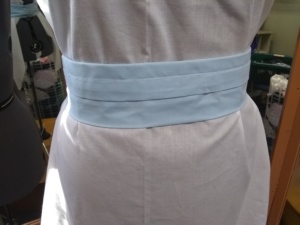 Blue Cummerbund-CMBN 4005-Max Waist 33