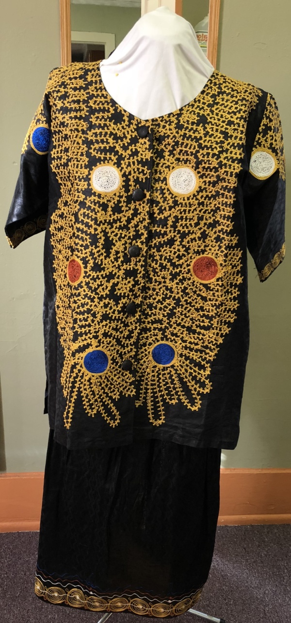 Black and gold Ethnic Item-ETHNIC 1800-Chest 52