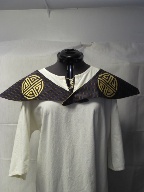 Blue and gold Ethnic Item-ETHNIC 4004-Chest One size fits all