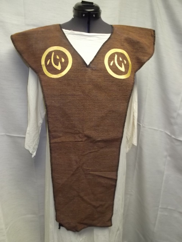 Brown and gold Ethnic Item-ETHNIC 6000-Chest One size fits all