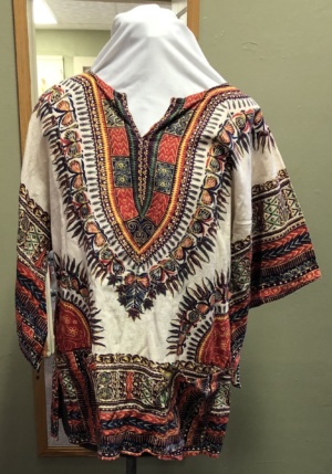 Red, white, yellow, blue Ethnic Item-ETHNIC 7300-Chest 42