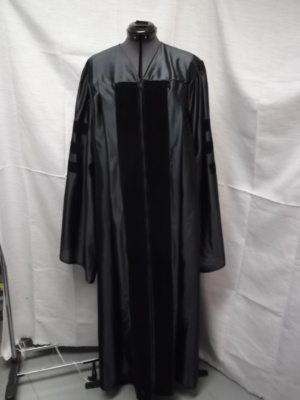 Black Graduation Gown-GGWN 1000-Chest 54