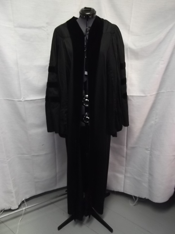 Black Graduation Gown-GGWN 1006-Chest 54