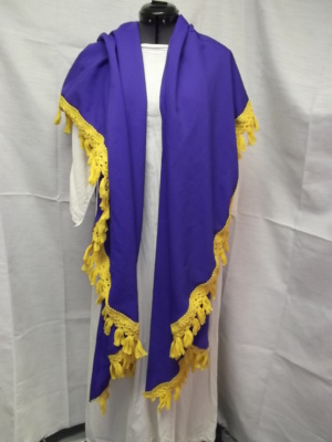 Purple and yellow Greco-Roman Toga-GR Toga 9100-