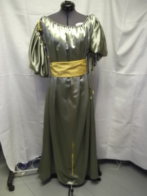 Green and gold Greco-Roman Tunic-GR TNC 3150-Chest 54