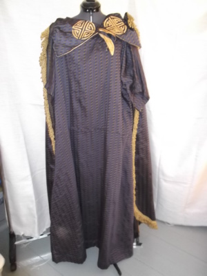 Blue Gold Greco-Roman Tunic-GR TNC 4101-Chest 56