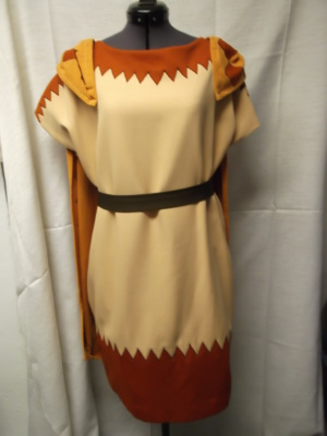 Brown Greco-Roman Tunic-GR TNC 6150-Chest 44