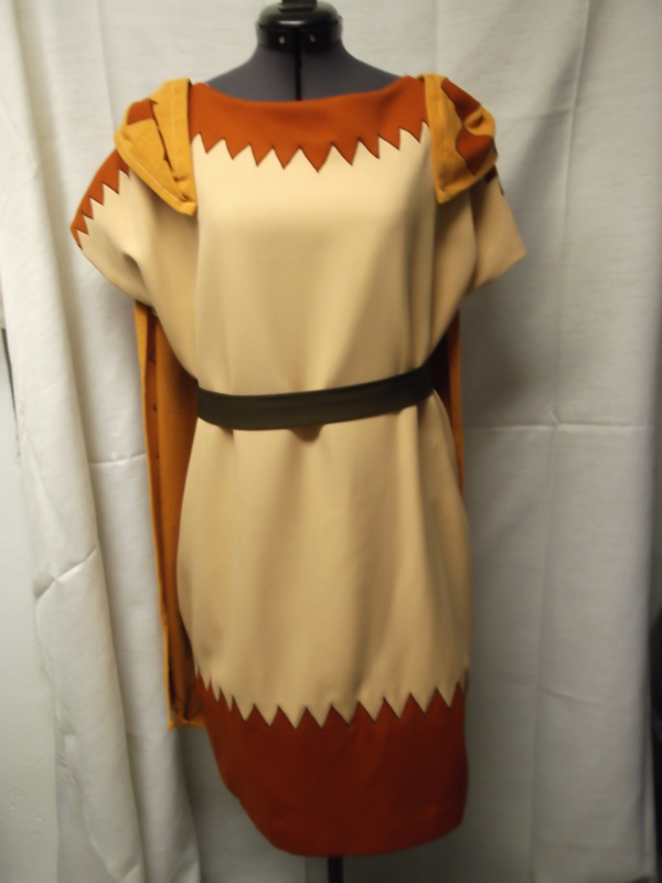 Brown Greco-Roman Tunic-GR TNC 6150-Chest 44