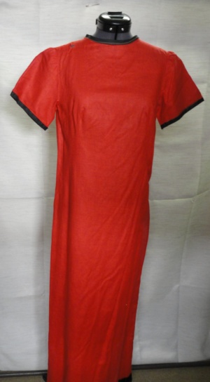 Red and black Greco-Roman Tunic-GR TNC 7100-Chest 34