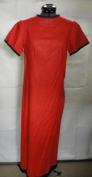 Red and black Greco-Roman Tunic-GR TNC 7101-Chest 42