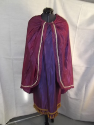 Purple and gold Greco-Roman Tunic-GR TNC 9150-Chest 42