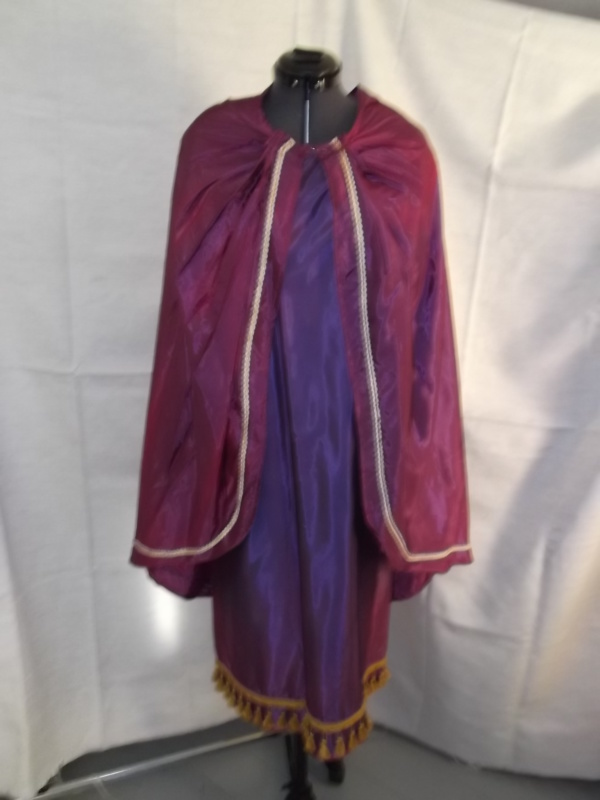 Purple and gold Greco-Roman Tunic-GR TNC 9150-Chest 42