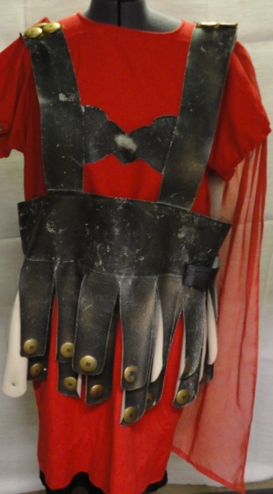 Brown, red, and gold Roman Military Uniform-RMIL 6171-Chest 38