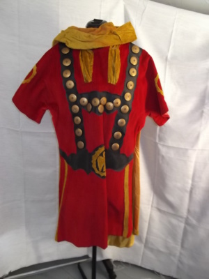 Red, gold, and gray Roman Military Uniform-RMIL 7150-Chest 48