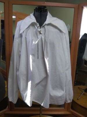 White Period Shirt-Mn Pd Sh 8881-Neck-19