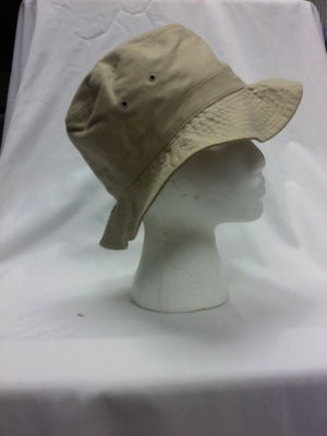 Tan Bucket Hats-BKT HT 6001-Size 21.5