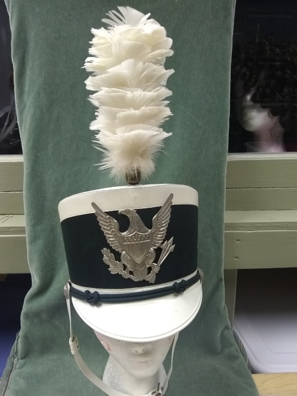 Dark Green and white Band Hats-BND HT 3013-Size 22