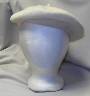 White Beret Hats-BRT HT 8000-Size 22.5
