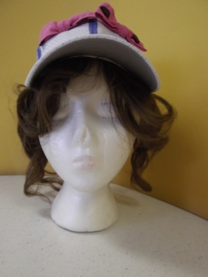 White and blue Baseball Hats-BSBL HT 8008-YGMCB'14-Size Adjustable