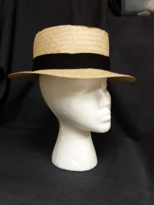 Yellow Boater Hats-BTR HT 5004-Size 23