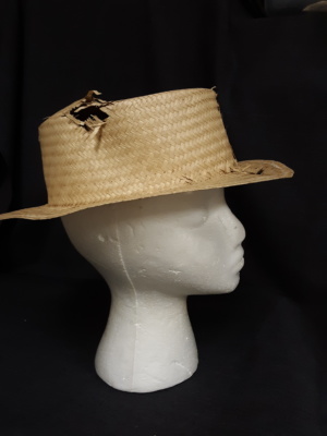 Yellow Boater Hats-BTR HT 5005-Size 22