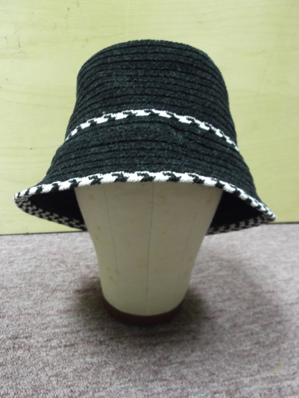 Black and white Bucket Hats-BKT HT 1001-Size 23.5