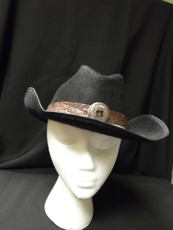 Black Cowboy Hats-CBY HT 1000-Size 23