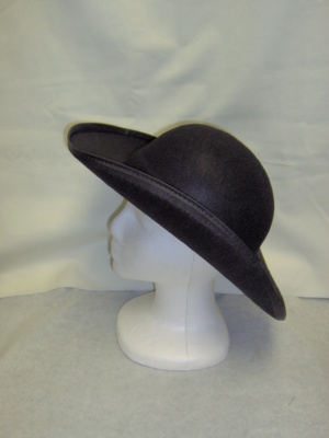Black Cavalier Hats-CVLR HT 1005-Size 22.5