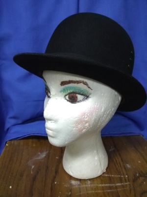 Black Derby Hats-DB HT 1006-Size 21