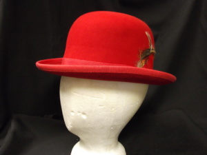 Red Derby Hats-DB HT 7001-Size 21