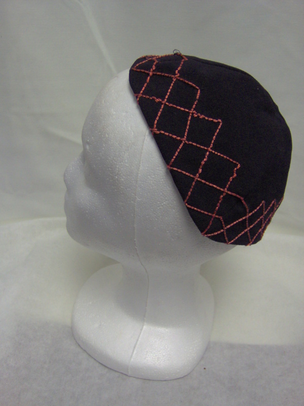 Black Ethnic Hats-ETHNIC HT 1004-Size 21