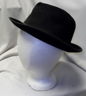 Black Fedora Hats-FDO HT 1007-Size 22
