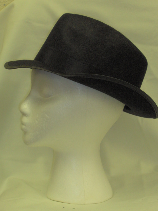 Black Fedora Hats-FDO HT 1009-Size 23