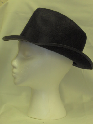 Black Fedora Hats-FDO HT 1010-Size 23