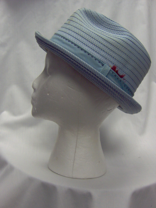 Light blue Fedora Hats-FDO HT 4000-Size 22
