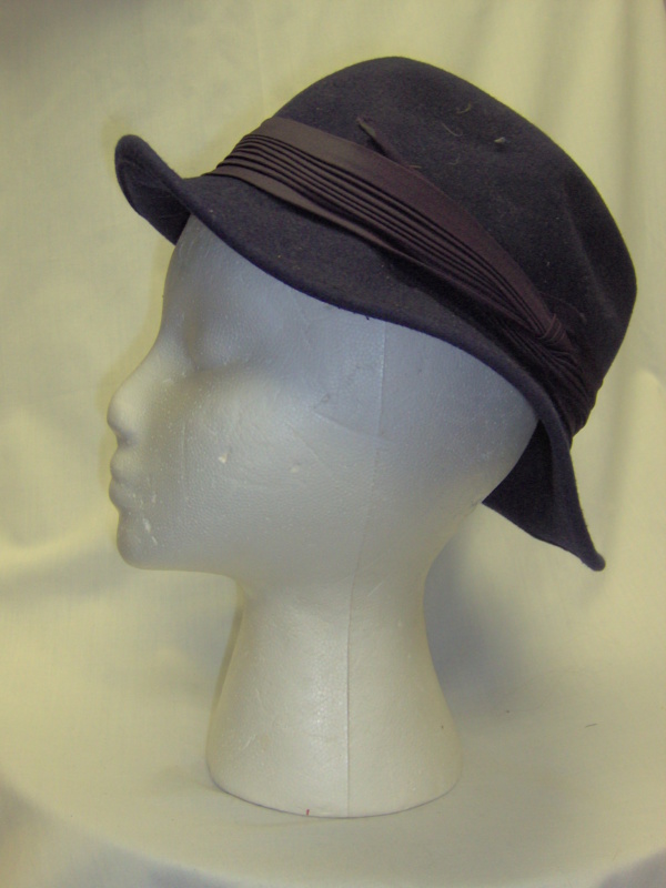 Dark blue Fedora Hats-FDO HT 4002-Size 22.5