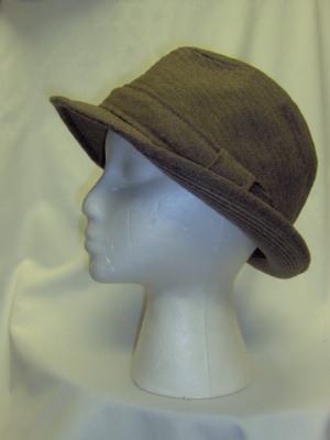 Brwon Fedora Hats-FDO HT 6002-Size 22