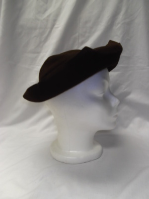 Brown Fedora Hats-FDO HT 6019-Size 21