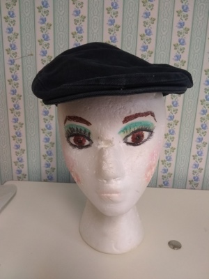 Navy blue Flat Hats-FLT HT 4000-Size 22