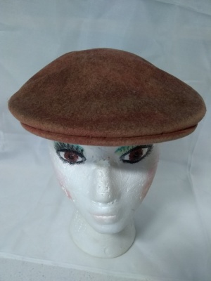 Brown Flat Hats-FLT HT 6003-Size 23